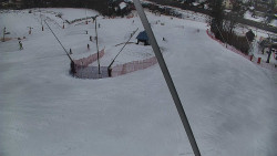 Spodní část sjezdovky skiareálu Karolinka