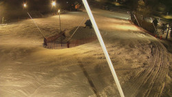 Spodní část sjezdovky skiareálu Karolinka