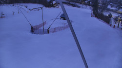 Spodní část sjezdovky skiareálu Karolinka