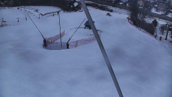 Spodní část sjezdovky skiareálu Karolinka