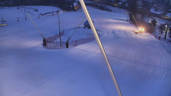 Spodní část sjezdovky skiareálu Karolinka