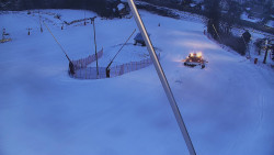 Spodní část sjezdovky skiareálu Karolinka