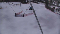 Spodní část sjezdovky skiareálu Karolinka