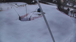 Spodní část sjezdovky skiareálu Karolinka