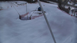 Spodní část sjezdovky skiareálu Karolinka