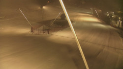 Spodní část sjezdovky skiareálu Karolinka