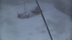 Spodní část sjezdovky skiareálu Karolinka