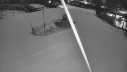 Spodní část sjezdovky skiareálu Karolinka