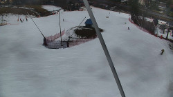 Spodní část sjezdovky skiareálu Karolinka