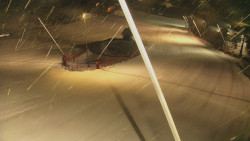 Spodní část sjezdovky skiareálu Karolinka