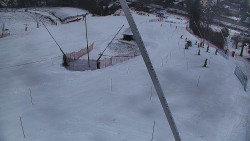 Spodní část sjezdovky skiareálu Karolinka