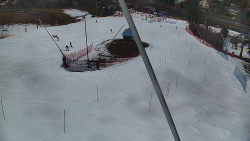 Spodní část sjezdovky skiareálu Karolinka