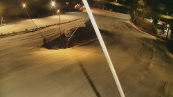 Spodní část sjezdovky skiareálu Karolinka