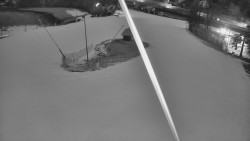 Spodní část sjezdovky skiareálu Karolinka