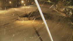 Spodní část sjezdovky skiareálu Karolinka