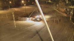 Spodní část sjezdovky skiareálu Karolinka