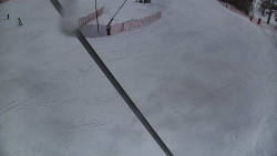 Spodní část sjezdovky skiareálu Karolinka