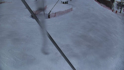 Spodní část sjezdovky skiareálu Karolinka