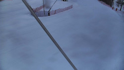 Spodní část sjezdovky skiareálu Karolinka