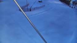 Spodní část sjezdovky skiareálu Karolinka