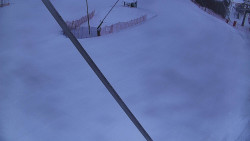 Spodní část sjezdovky skiareálu Karolinka