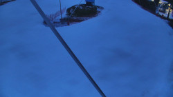 Spodní část sjezdovky skiareálu Karolinka