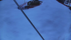 Spodní část sjezdovky skiareálu Karolinka