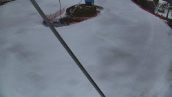 Spodní část sjezdovky skiareálu Karolinka