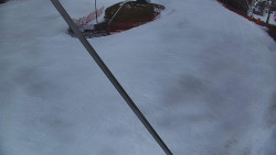 Spodní část sjezdovky skiareálu Karolinka