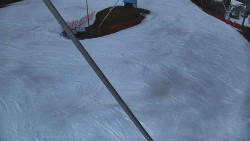 Spodní část sjezdovky skiareálu Karolinka