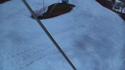 Spodní část sjezdovky skiareálu Karolinka