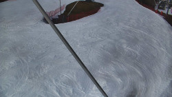 Spodní část sjezdovky skiareálu Karolinka