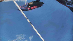 Spodní část sjezdovky skiareálu Karolinka