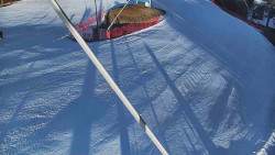 Spodní část sjezdovky skiareálu Karolinka