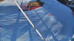 Spodní část sjezdovky skiareálu Karolinka