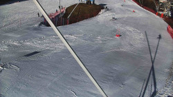 Spodní část sjezdovky skiareálu Karolinka