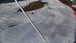 Spodní část sjezdovky skiareálu Karolinka