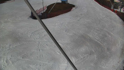 Spodní část sjezdovky skiareálu Karolinka