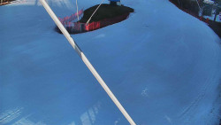 Spodní část sjezdovky skiareálu Karolinka