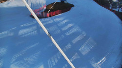 Spodní část sjezdovky skiareálu Karolinka