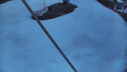 Spodní část sjezdovky skiareálu Karolinka