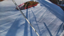 Spodní část sjezdovky skiareálu Karolinka