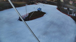 Spodní část sjezdovky skiareálu Karolinka