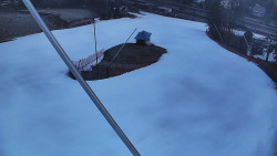 Spodní část sjezdovky skiareálu Karolinka