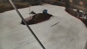 Skiareál Karolinka  - Spodní část sjezdovky skiareálu Karolinka - 4.3.2026 v 16:32