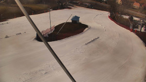 Skiareál Karolinka  - Spodní část sjezdovky skiareálu Karolinka - 4.3.2026 v 17:02