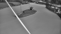 Spodní část sjezdovky skiareálu Karolinka