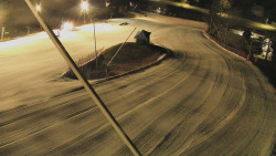 Spodní část sjezdovky skiareálu Karolinka