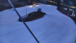 Spodní část sjezdovky skiareálu Karolinka