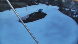 Spodní část sjezdovky skiareálu Karolinka